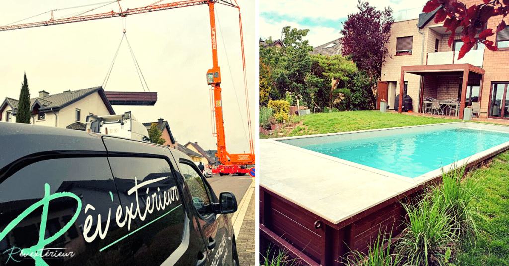 Piscine adaptée au terrain