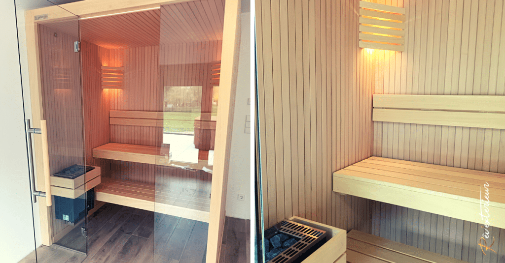 Un sauna sur-mesure et design à Koeckelscheuer