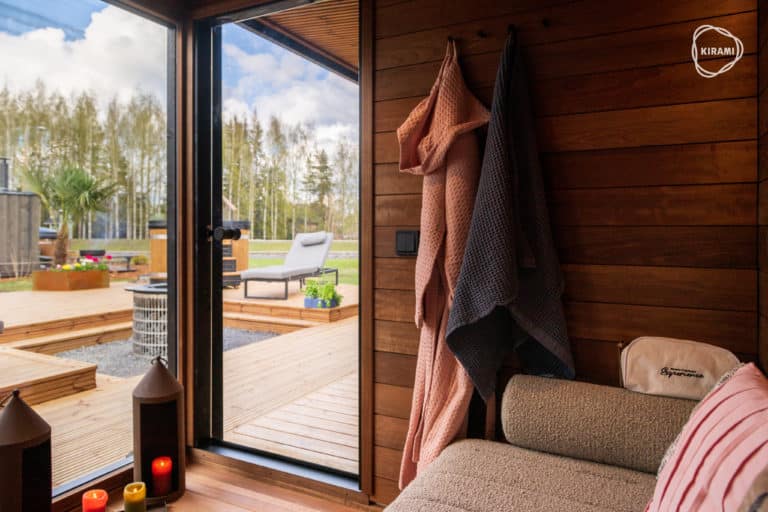 Sauna extérieur Misty Kirmari luxembourg revexterieur