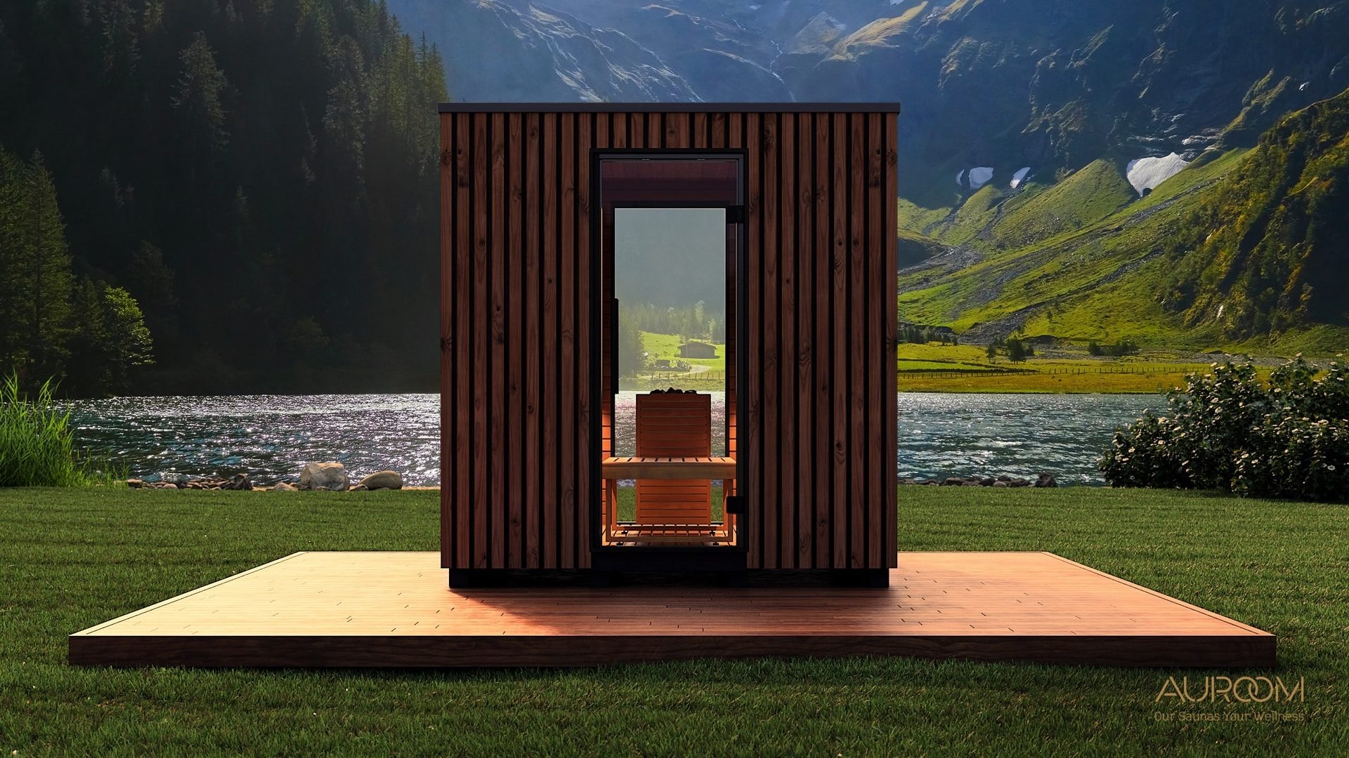Garda Auroom Sauna extérieur Revexterieur Luxembourg