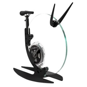 Le seul vélo d'appartement design en verre