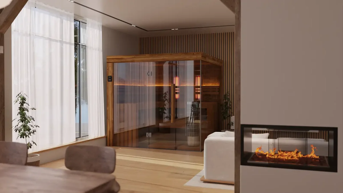 Kitzbuhl sauna intérieur