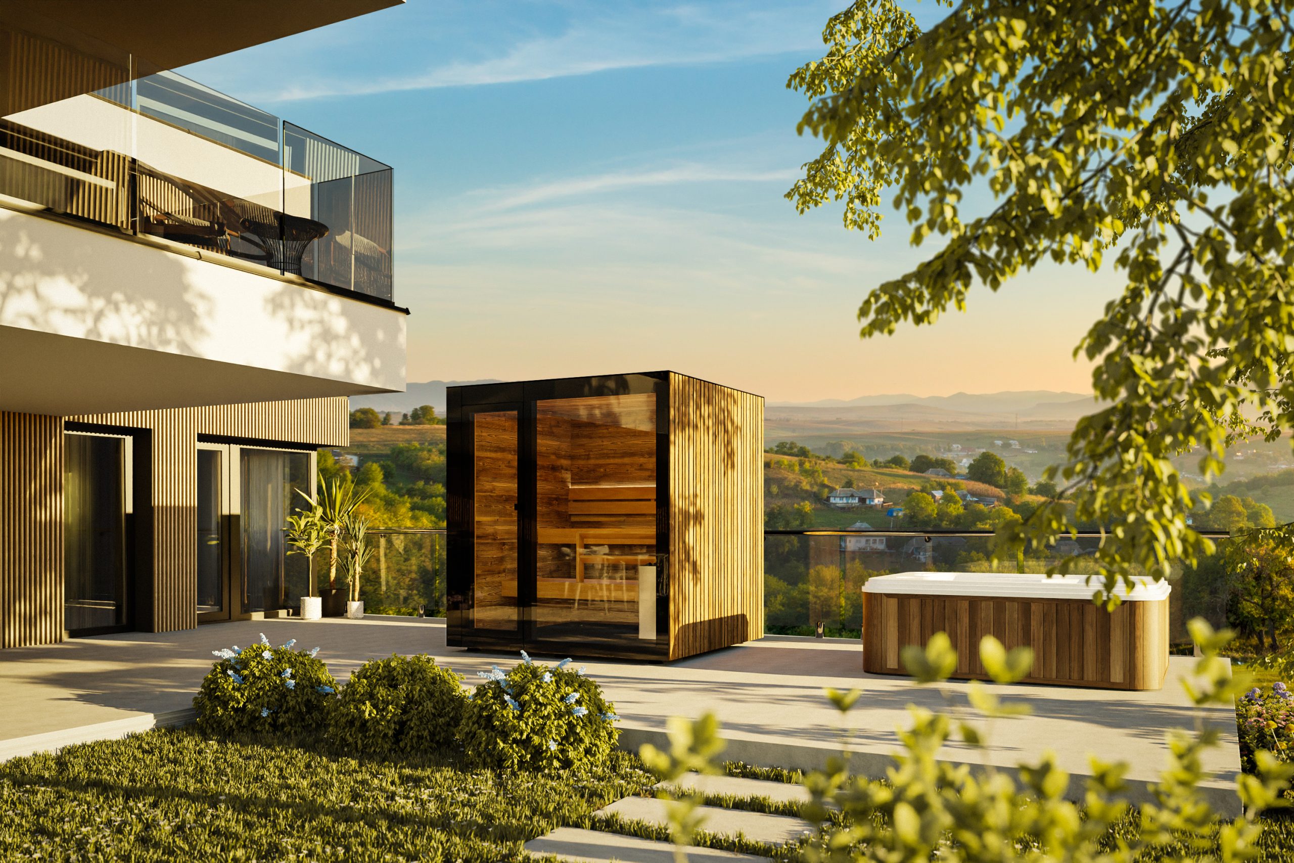 Kiva sauna extérieur oudoor