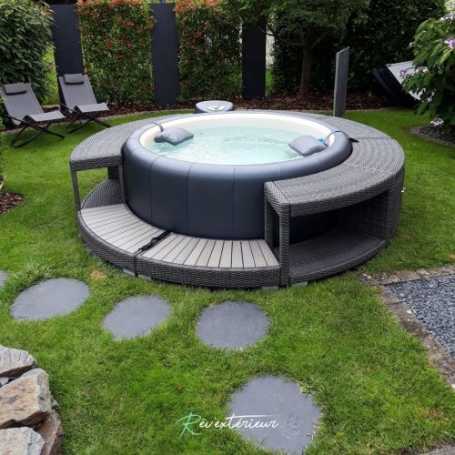 Portico Softub Spa Portico graphite Softub