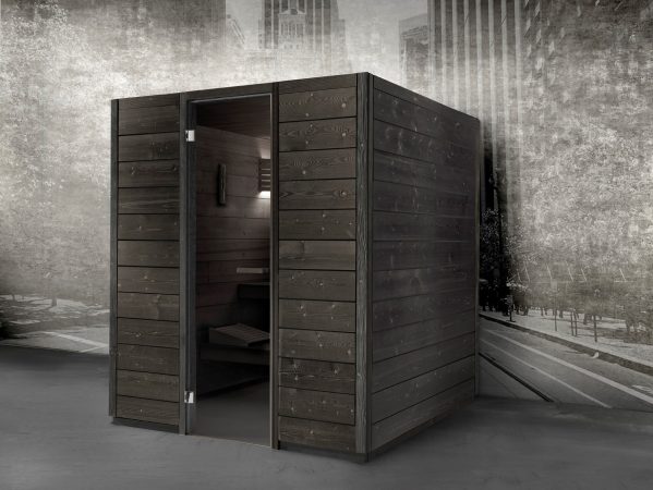 sauna country black