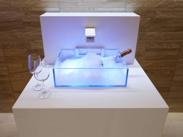 fontaine à glace sauna